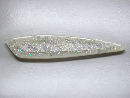 White Rocket with coloured sparkles