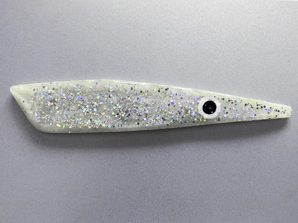 White Rocket with coloured sparkles and eye